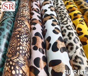 Copertura della sedia decorativa sintetica in rilievo a base di PVC tessuto simile a pelle realizzata in pelle simile a un <span class=keywords><strong>animale</strong></span> - Product Image 2