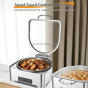 Chauffe-plat intelligent 6,8 L à double usage (sec et humide) avec fonction de maintien au chaud pour présentation alimentaire en hôtel - Product Image 5