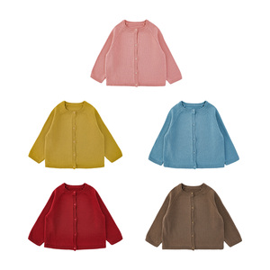 YOEHYAUL C3570 2-14T Cardigan en tricot uni pour enfants, adolescents et tout-petits, cardigan pour bébé fille, printemps, 8-10 ans - Product Image 3