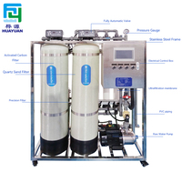 Système de purification d'eau par ultrafiltration 1000L/heure avec cuve sous pression PLC et pompe pour le traitement de l'eau potable