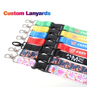 Cordons de cou rétractables personnalisés en polyester pour sublimation, porte-badges couleur intégrale, porte-badges d'identification, boucle détachable pour croisière - Product Image 3