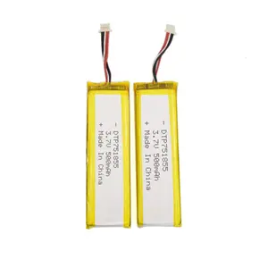 751855 3.7v 500mah 1.85wh يبو بطارية ل POS