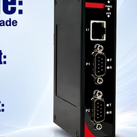 Gateway Industrial Modbus para Riel DIN, 1 Puerto Ethernet de 100Mbps, 2 Puertos Seriales RS232/RS485 con Aislamiento Óptico, Modbus TCP RTU/ASCII