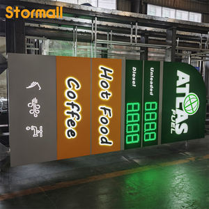 Panneau publicitaire pour station-service, panneau d'affichage des prix, écran numérique LED, signalisation publicitaire, panneau publicitaire pour affichage des prix, personnalisable - Product Image 2
