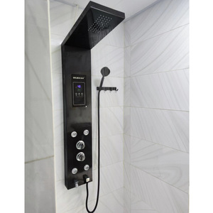 Integrated <b>Shower</b> Set Rectangle Instant Heating Temperature Controlled Rain <b>Shower</b> For Home Commercial Hotel Use - Product Image 1