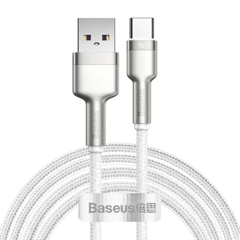 Baseus USB Type C Cable for Samsung S10 S9 Quick Charge 3.0 Cable USB C Fast Charging for Huawei P30 Xiaomi USB-C Charger Wire