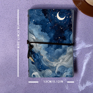 Diario A6 esencial para estudiantes de primer año universitarios Ideal para tomar notas en <span class=keywords><strong>clases</strong></span> de matemáticas y ciencias con Moon Stars Clouds Shooti - Product Image 4
