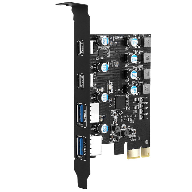 USB3.0 PCIE card with 2 USB A ports + 2 USB C ports / USB3.2 GEN1 built-in expansion card