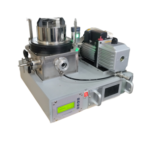 Système de pulvérisation par magnétron à double cible pour bureau avec pulvérisation réactive |   Déposition de films multicouches de précision pour la recherche et le développement en laboratoire - Product Image 1