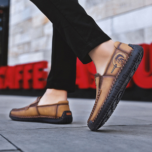 Nouveaux Mocassins Homme Tendance en Cuir de Haute Qualité, Chaussures Décontractées et de Conduite pour Adulte - Product Image 3