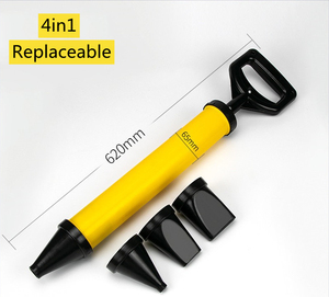 <span class=keywords><strong>Pistolet</strong></span> à calfeutrer manuel multifonctionnel avec 4 buses interchangeables, outil de jointoiement de mortier <span class=keywords><strong>pour</strong></span> le remplissage des joints de carrelage, permettant une économie de travail - Product Image 2