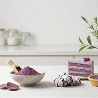Poudre d'Igname Violette UBE Naturelle de Qualité Alimentaire en Vrac, Fourniture Privée OEM, Poudre d'Ube Violette Instantanée