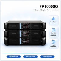 Amplificador Profesional MALOX FP10000Q 1350W*4 Activo de 8 Ohmios Clase TD, Altavoz Line Array de Rango Completo para Escenarios Interiores/Exteriores