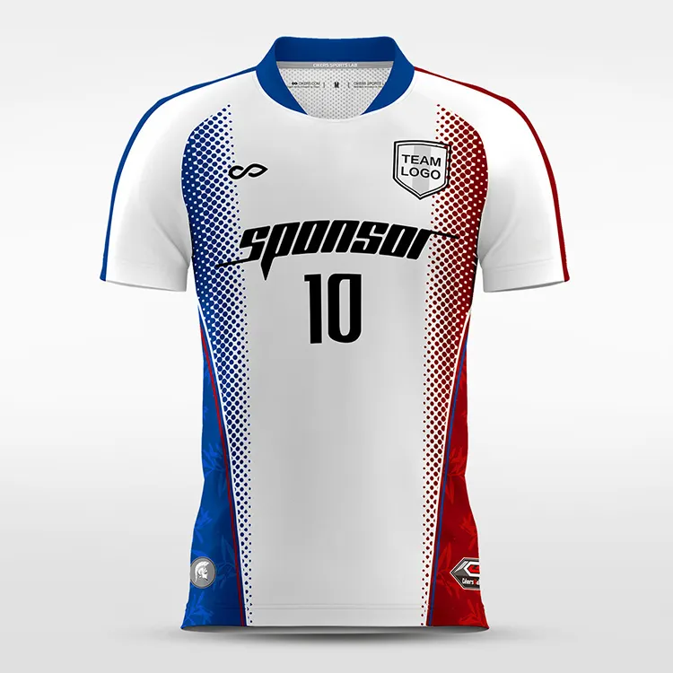 100% Polyester Custom Made Football Tracksuit Soccer Jersey Clothing Shirt Uniform Maker