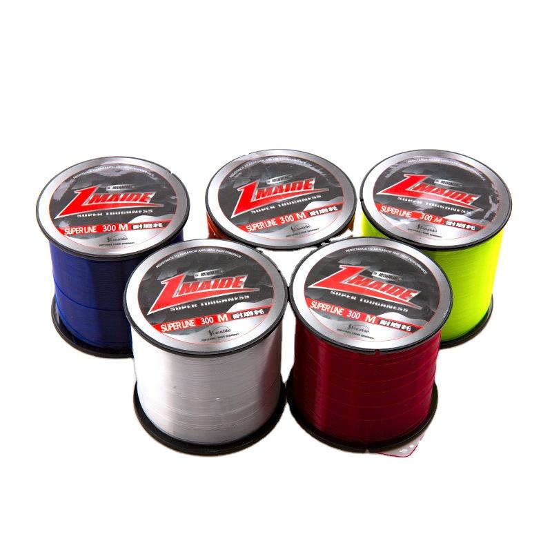 Monofilament Fishing Line For Fishing Lines Super Strong Nylon Hot Selling 300m Standard Green Level 10 Pcs Oem Acceptable