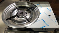 Grill à gaz commercial coréen de table, intégré, sans fumée, pour intérieur et extérieur, en acier inoxydable
