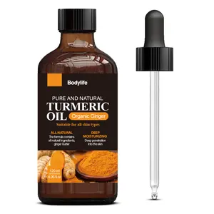 Natural Organic Turmeric Body Oil Face Wholesale Anti-inflamma Tory Repair Oil Keeps Skin Young Firm Turmeric Body Oil