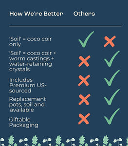 Kit de démarrage de jardin d'herbes aromatiques biologiques d'intérieur avec semis de <span class=keywords><strong>basilic</strong></span>, en carton moderne pour usage domestique - Product Image 5