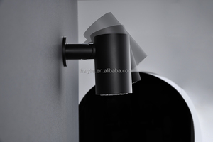 Creative Full Brass Deux Fonctions Caché Mur Monté Top Pulvérisateur Combo Bain Mélangeur <span class=keywords><strong>Douche</strong></span> Unité Tête <span class=keywords><strong>Douche</strong></span> <span class=keywords><strong>Noir</strong></span> Mat - Product Image 3