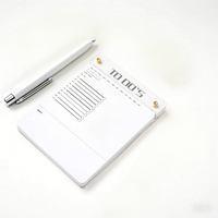 Conception personnalisée Impression de bloc-notes en acrylique de haute qualité pour tablette Bloc-notes quotidien avec bloc-notes rechargeable en gros d'usine