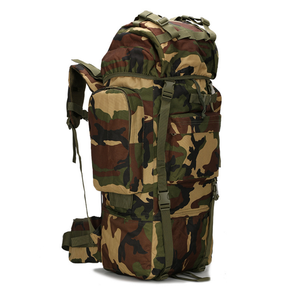 DF Outdoor Camping 60L 65L Big Capacity Camping <b>Backpack</b> Outdoor Hunting Climbing Travel Rucksack <b>Khaki</b> Tan Color Coyote - Product Image 4