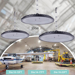 Lampe LED UFO étanche haute luminosité pour atelier, usine, entrepôt, <span class=keywords><strong>garage</strong></span>, chantier, 100W 200W 300W, éclairage haute baie, stock UE - Product Image 5