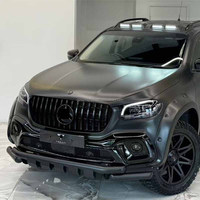 Barre de protection avant pour Mercedes-Benz Classe X Vente en gros Barre de protection en fer Double pont V2 Revêtement en poudre noire Spoiler Accessoires