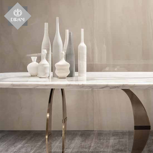 Ensemble table à manger moderne en marbre 4-6 chaises personnalisées mobilier de maison en provenance de Chine directement de l'usine - Product Image 5