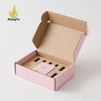 Boîte d'emballage de parfum personnalisée en carton ondulé avec insert en papier pour l'expédition et la vente au détail de flacons de parfum