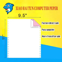 Fabricant 241mm 2 plis 3 plis rose/blanc/bleu ordinateur continu A4 feuille rame Ncr papier autocopiant