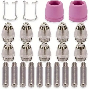Kit de Boquillas para Cortadora de Plasma Levin LGK/CUT-60, Electrodo con Punta de Cobre, Accesorio para Corte de Acero Suave y Acero Inoxidable - Product Image 1