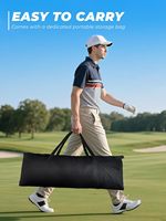 Filet de frappe de golf robuste 10x7 pieds en acier allié et polyester, pour entraînement de swing, de driving et de chipping, portable pour la maison