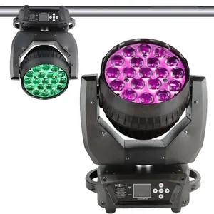 Stage Light Mac Aura 19x15w Wash Zoom Moving Head Light 19x15w Bee Eye K10 19x15w Zoom Led Moving Light For Disco Dj