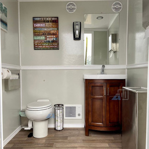 Remolque de Baño Portátil de Lujo con 1 Cabina, Diseño Moderno <span class=keywords><strong>para</strong></span> Exteriores, Ideal <span class=keywords><strong>para</strong></span> <span class=keywords><strong>Eventos</strong></span> al Aire Libre, Buen <span class=keywords><strong>Precio</strong></span> - Product Image 6