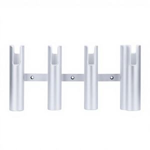 Support de canne à pêche en alliage d'aluminium, quatre pièces, type stable, accessoires pour yacht marin - Product Image 2