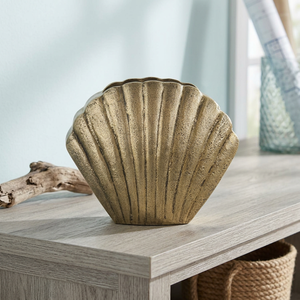 Vase de table en bronze style côtier tendance, pièce décorative faite à la main - Product Image 6