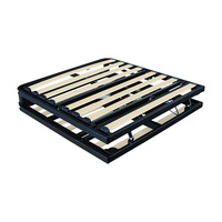 Cadre de lit double électrique relevable JUNYI GF201 Vente directe usine Panneau métallique intelligent entièrement en acier Non gonflable