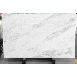 Encimera de Mármol Natural para Cocina, Cortada a Medida, Carrara Blanco Calacatta, con Vetas Grises - Product Image 1