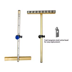 Couteau à carrelage en céramique avec double roue <span class=keywords><strong>sans</strong></span> règle en acier, coupe-carrelage et coupe-<span class=keywords><strong>verre</strong></span> standard en forme de T en grès cérame - Product Image 6