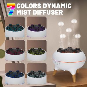 Xách tay sứa siêu âm hương liệu khuếch tán với âm thanh năng động 7 ánh sáng điều khiển từ xa điện Núi Lửa Máy tạo độ ẩm không khí - Product Image 4