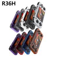 Nouvelle console de jeu vidéo portable rétro R36H 2025, système Linux, écran IPS de 3,5 pouces, lecteur de jeu portable