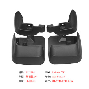 Guardabarros para Subaru XV 2013-2017, de Plástico Negro, Accesorios Automotrices - Product Image 4