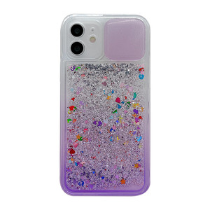 Funda de tpu para teléfono móvil samsung note 20, funda ultra bonita con arena movediza líquida de caramelo negro para pc - Product Image 1