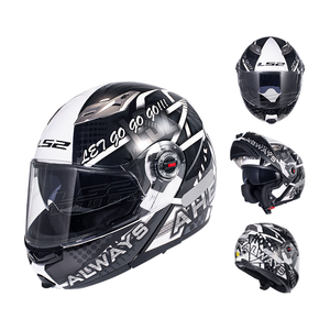 <span class=keywords><strong>Casco</strong></span> de motocicleta Unisex <span class=keywords><strong>LS2</strong></span> <span class=keywords><strong>FF370</strong></span>, visera doble para todas las estaciones, cara abierta, fibra de carbono, Material ABS, protección solar para montar, nuevo - Product Image 3