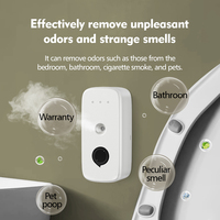 Diffuseur d'arômes électrique à ultrasons 168ML humidificateur d'air sans eau diffuseur d'huile essentielle mural télécommande ménage