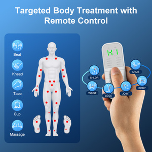 Smart Wireless <span class=keywords><strong>TENS</strong></span> Therapy Device Unidade Dupla com Controle Remoto para Pescoço Cintura Traseira e Perna Alívio da Dor e Recuperação Muscular - Product Image 3
