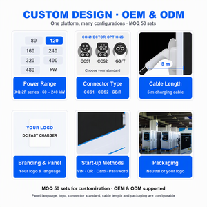 เครื่องชาร์จไฟฟ้ากระแสตรงคุณภาพสูง Ocpp 1.6J แบบตั้งพื้นสำหรับสถานที่ทำงาน - Product Image 5