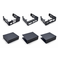 Boîtier en tôle sur mesure, finition noire poudrée, boîtier métallique pour électronique, fabrication par estampage et pliage, OEM