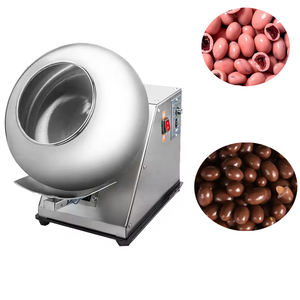 La máquina de recubrimiento de maní más profesional, máquina de recubrimiento de praliné de chocolate y chocolate, máquina de recubrimiento de chocolate Nana chips - Product Image 6