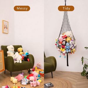 Stuff Animal Storage for Kid Room <b>Bedroom</b> Playroom Net or Hammock Large with One Hook for Hanging <b>Corner</b> Toy Hammock - Product Image 6